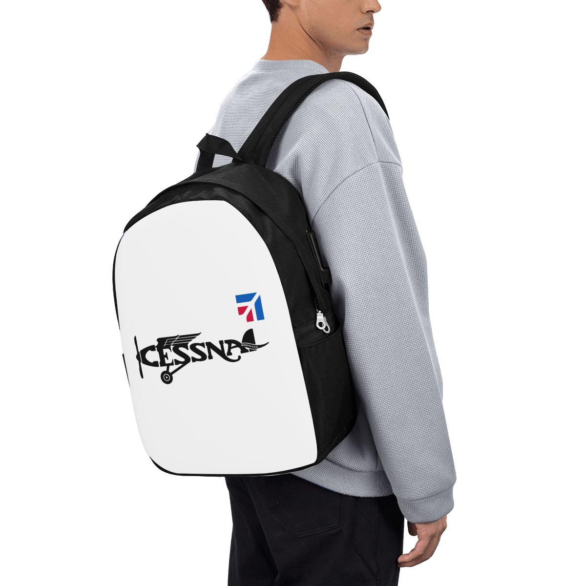 Laptop Bag - Plecak z logo Cessna, torba podróżna