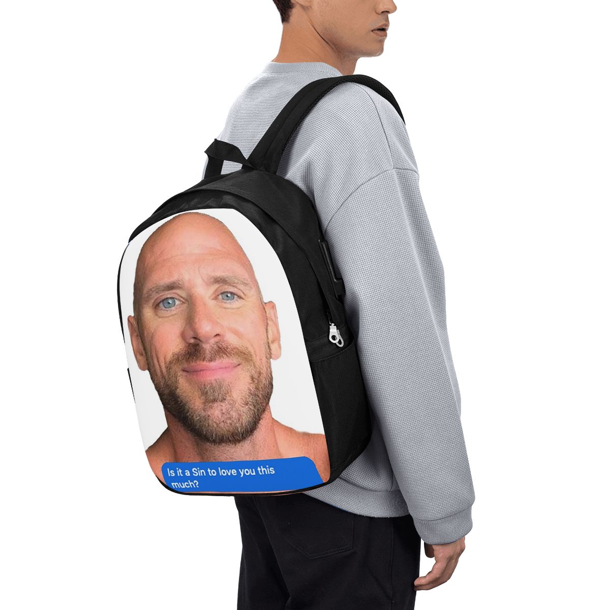 Laptop Bag - Plecak Johnny Sins z motywem flirtującego