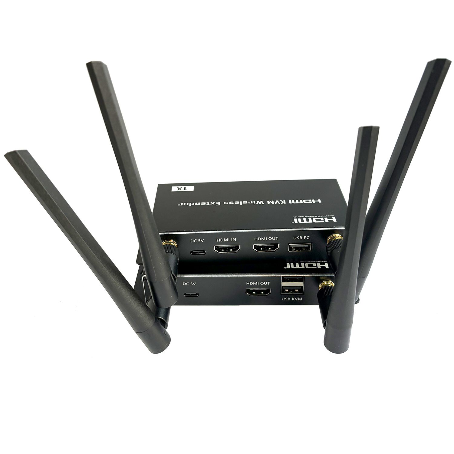 Laptop Mouse - Bezprzewodowy przedłużacz KVM HDMI, transmiter i