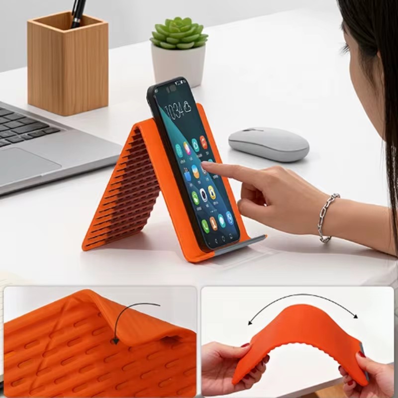 Laptop Stand - Elastyczny, składany silikonowy uchwyt na telefon,