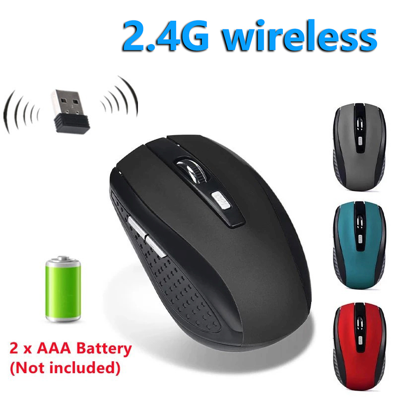 Laptop Mouse - Mysz bezprzewodowa 2.4G, przenośna, ergonomiczna, optyczna,