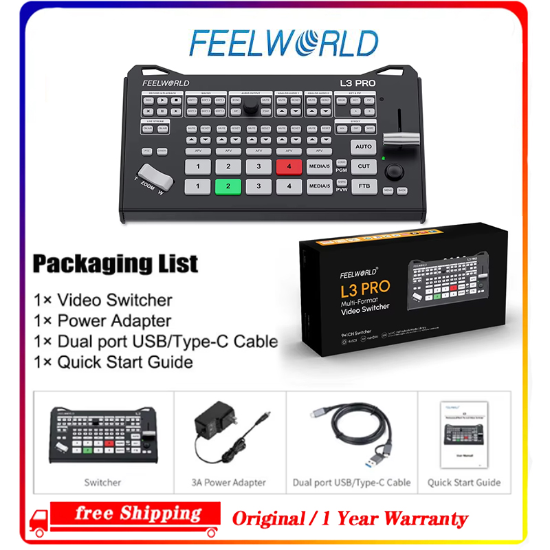 Hdmi Cable - FEELWORLD L3 PRO – 5-kanałowy mikser