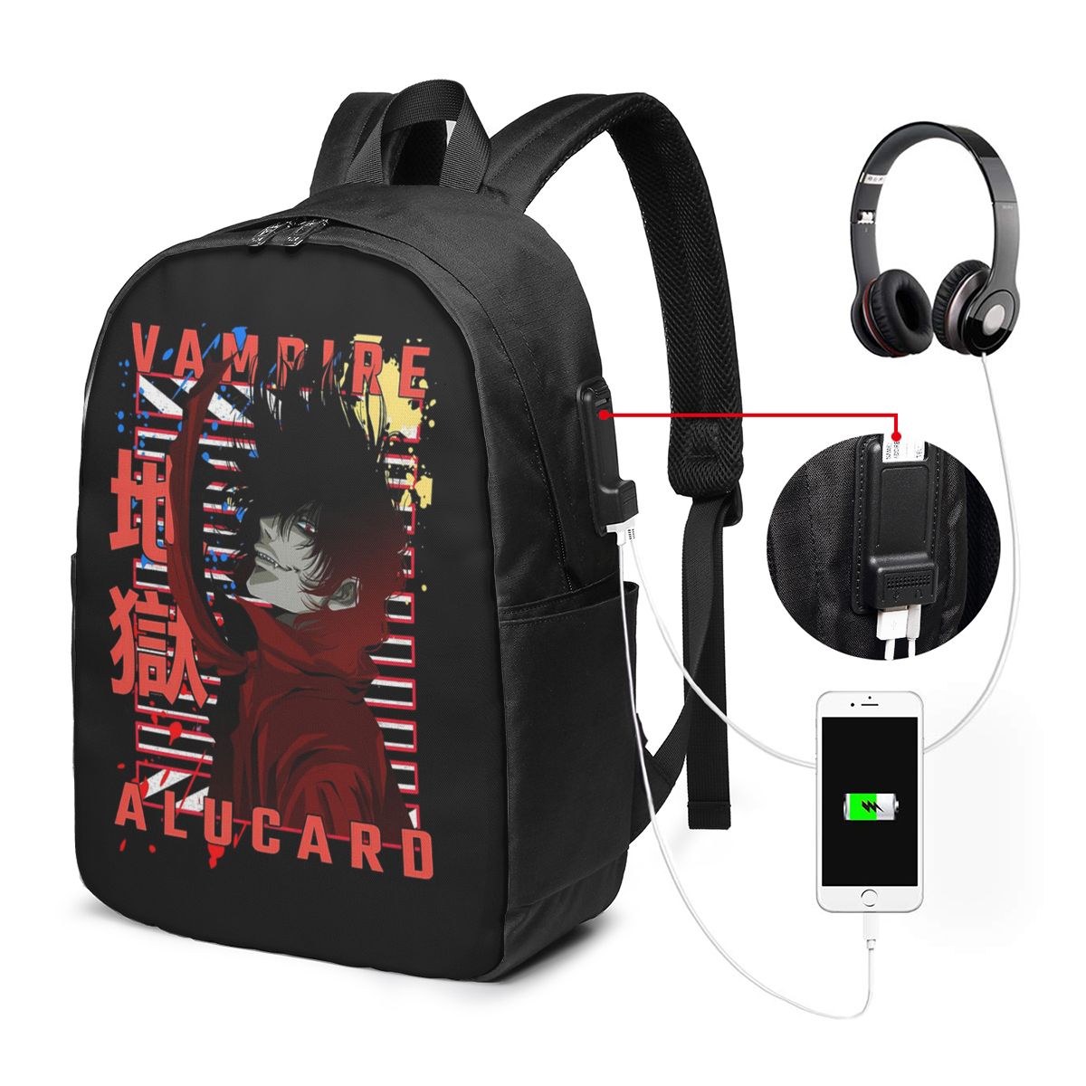 Plecak Alucard Hellsing Manga, – Laptop Bag recenzja i cena