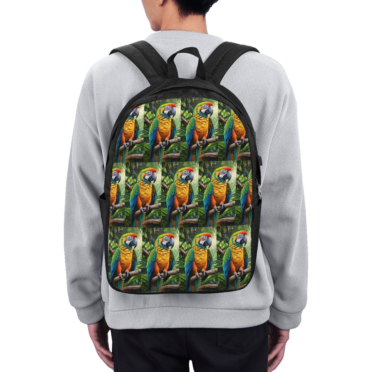 Uroczy plecak z papugami ary,  – Laptop Bag recenzja i cena